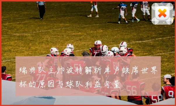 瑞典队主帅波特解析库卢缺席世界杯的原因与球队利益考量